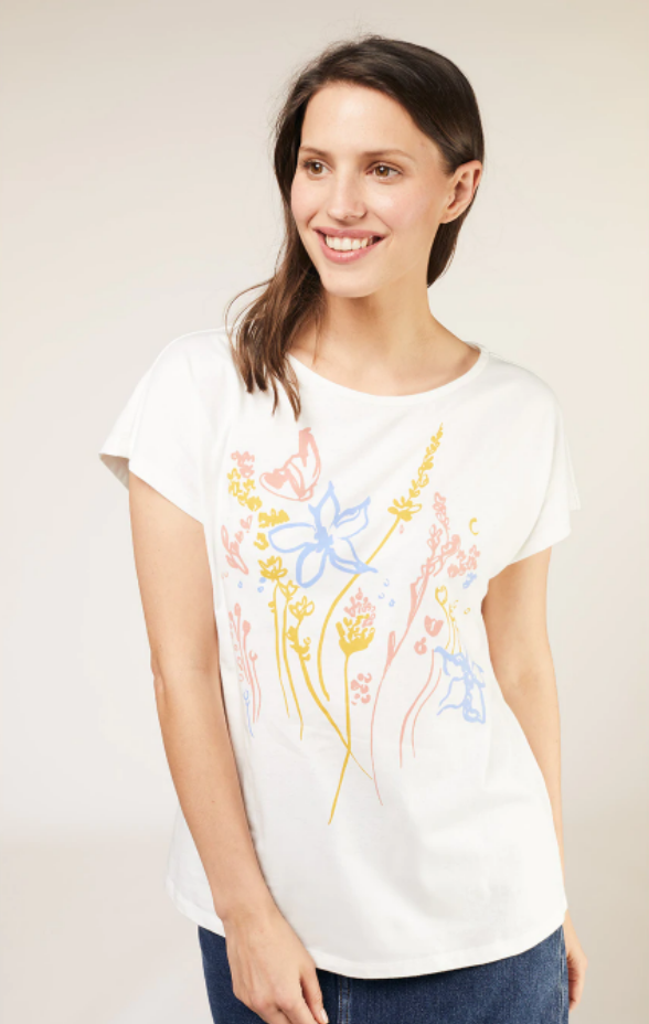 T-shirt floral sprint