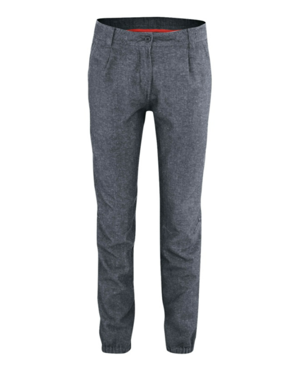 pantalon chanvre gris chiné