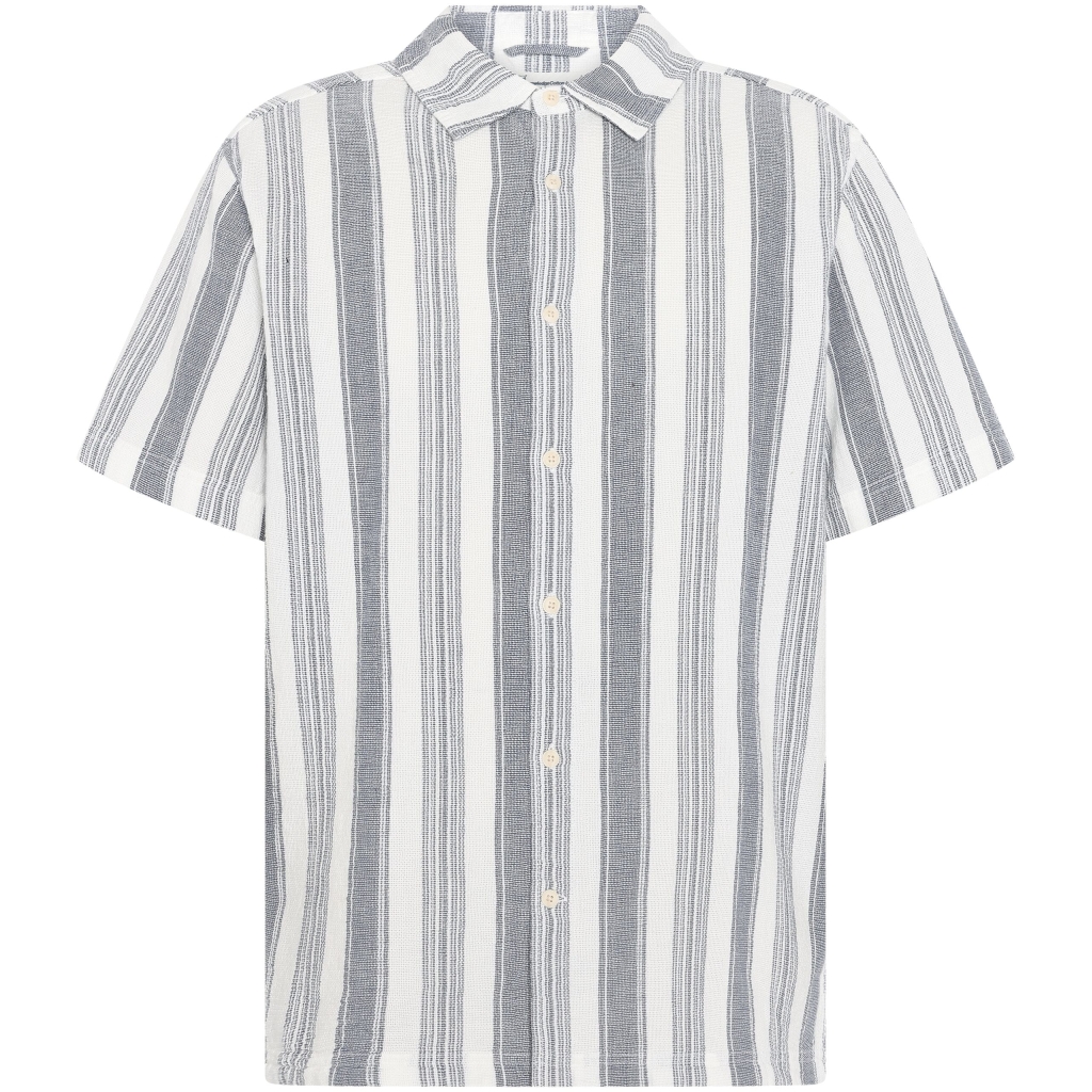 Chemisette rayée coton bio Knowledge Cotton Apparel