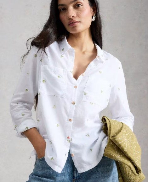 Blouse Sophie brodée coeurs 4