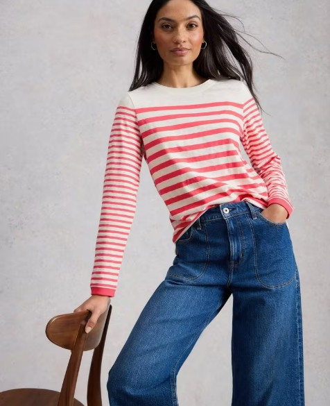 Tshirt rayé Clara White Stuff 4