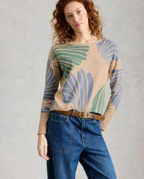 Pull olive motifs White Stuff 4