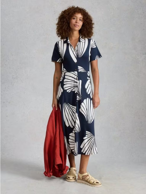 Robe Rua bleue White Stuff