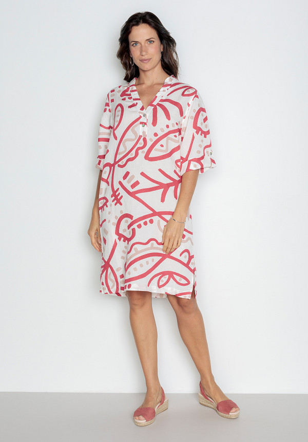 robe tunique formentera Pou Nou lin rayonne