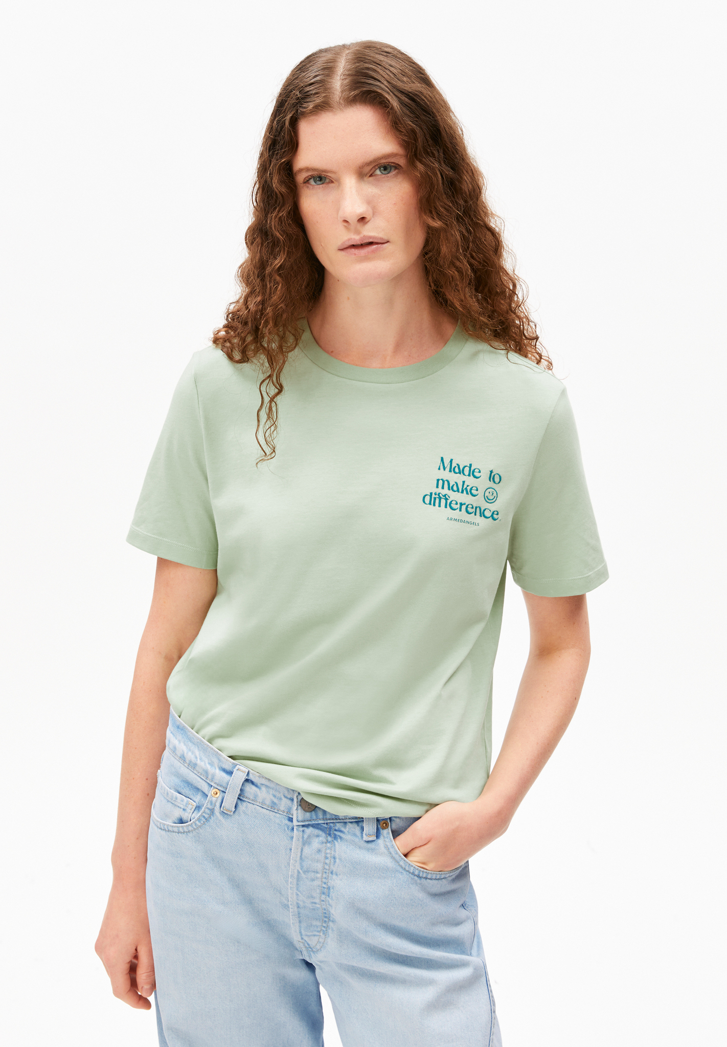 Tshirt Armedangels vert made difference coton bio